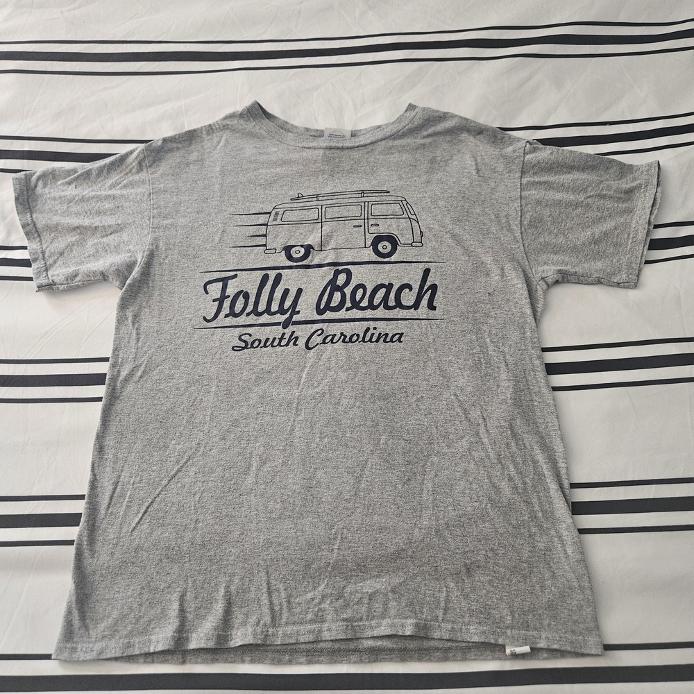 Gray Folly Beach T-Shirt